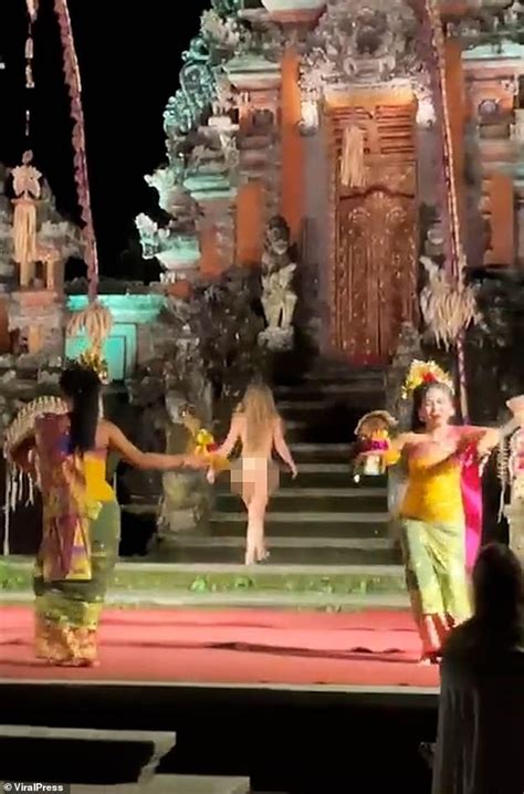 german women naked in bali|German female tourist held after stripping naked at Bali temple ...